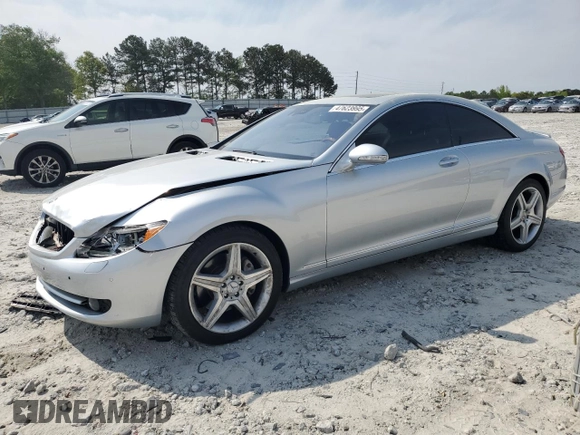 2009 Mercedes-Benz CL 550 with VIN WDDEJ86X59A019727, listed as a Copart auction lot 47623995 with 70,579 mi miles and Salvage Title. Bid and sale history available at DreamBid. Image 1.