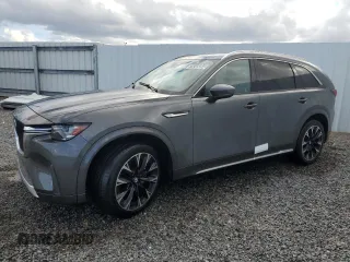2024 Mazda CX-90 3.3 Turbo S with VIN JM3KK1HC1R1142671, listed as a Copart auction lot 79245054 with 17,942 mi miles and Salvage Title. Bid and sale history available at carsss.com. Image 1.