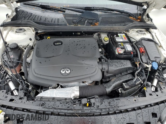 2017 Infiniti QX30 Premium with VIN SJKCH5CRXHA034396, listed as a Copart auction lot 57296345 with 69,381 mi miles and Salvage title. Bid and sale history available at DreamBid. Image 12.