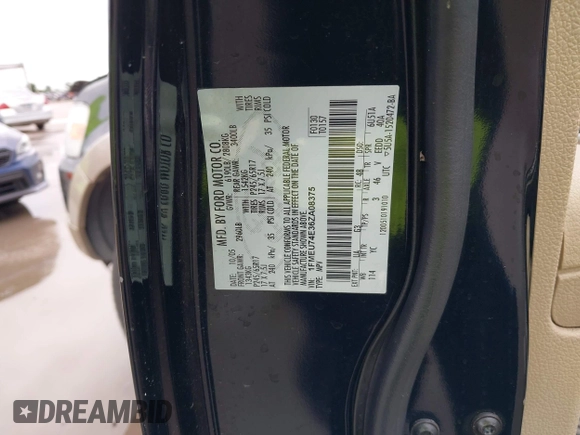 2006 Ford Explorer Eddie Bauer z VIN 1FMEU74E36ZA08375, wystawiony jako IAAI lot #42486008 z przebiegiem 214 761 mil mil oraz . Historia ofert i sprzedaży dostępna na DreamBid. Obrazek 9.