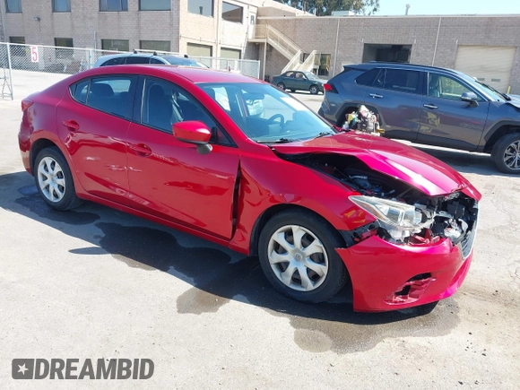 2016 Mazda 3 i Sport with VIN JM1BM1T76G1290583, listed as a IAAI auction lot 42121505 with 116,165 mi miles and . Bid and sale history available at DreamBid. Image 1.
