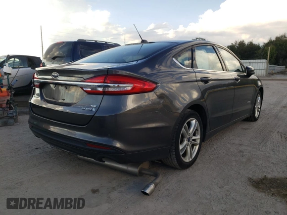 2018 Ford Fusion Hybrid SE with VIN 3FA6P0LU5JR109159, listed as a Copart auction lot 65172152 with 76,263 mi miles. Bid and sale history available at carsss.com. Image 4.