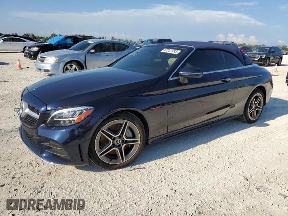2019 Mercedes-Benz C 300 z VIN WDDWK8EB9KF780065, wystawiony jako Copart lot #67057993 z przebiegiem 38 478 mil mil oraz Szkoda całkowita • Salvage title. Historia ofert i sprzedaży dostępna na DreamBid. Obrazek 1.