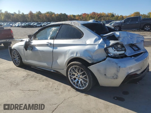 2015 BMW 2 Series M235i with VIN WBA1J7C52FV288968, listed as a Copart auction lot 76639124 with 0 mi miles and Salvage Title. Bid and sale history available at carsss.com. Image 2.
