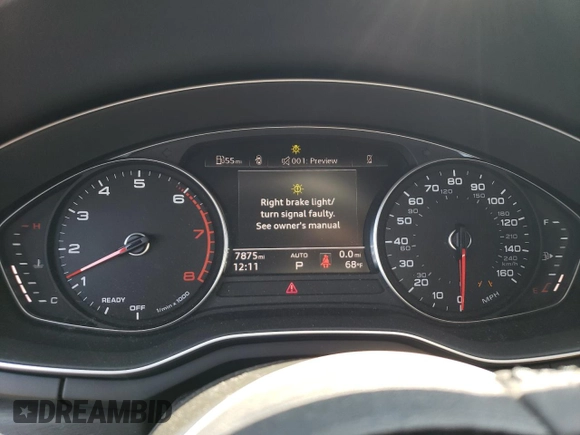 2022 Audi A5 Sportback S line Premium with VIN WAUDACF52NA031672, listed as a Copart auction lot 59249983 with 7,875 mi miles. Bid and sale history available at carsss.com. Image 9.