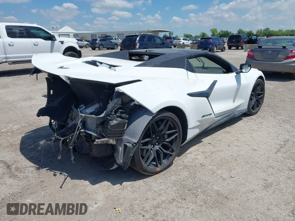 2023 Chevrolet Corvette 3LZ with VIN 1G1YF3D37P5603363, listed as a IAAI auction lot 42176876 with Not provided miles and . Bid and sale history available at DreamBid. Image 4.