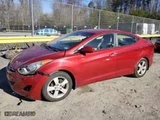 2012 Hyundai Elantra GLS with VIN KMHDH4AE5CU468827, listed as a Copart auction lot 49303475 with 107,559 mi miles and Salvage Title. Bid and sale history available at carsss.com. Image 1.