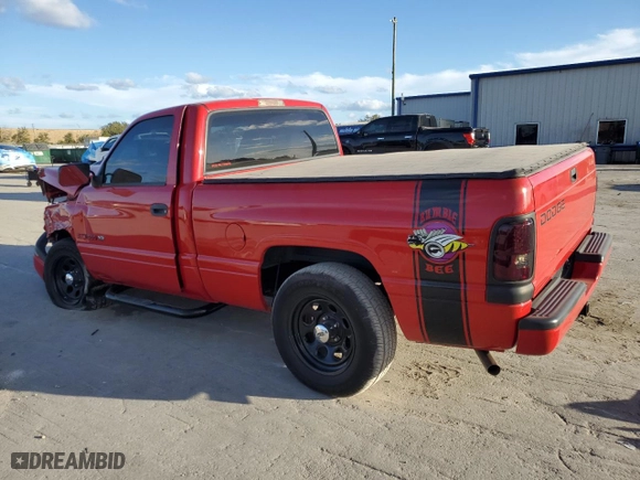 1994 Dodge Ram 1500 with VIN 1B7HC16Y1RS681736, listed as a Copart auction lot 76543934 with 51,900 mi miles and Salvage Title. Bid and sale history available at carsss.com. Image 2.