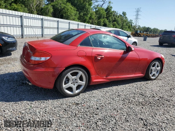 2005 Mercedes-Benz SLK 230/320 with VIN WDBWK56F35F038791, listed as a Copart auction lot 57413275 with 122,712 mi miles and Clean title. Bid and sale history available at DreamBid. Image 3.