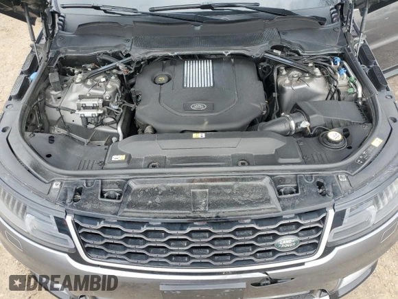 2019 Land Rover Range Rover Sport HSE with VIN SALWR2RK9KA862784, listed as a Copart auction lot 53228535 with 76,282 mi miles and Salvage title. Bid and sale history available at DreamBid. Image 12.