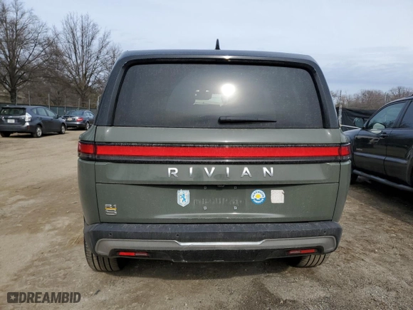 2022 Rivian R1S Launch Edition with VIN 7PDSGABL4NN000393, listed as a Copart auction lot 44218005 with NaN miles and Salvage Title. Bid and sale history available at carsss.com. Image 6.
