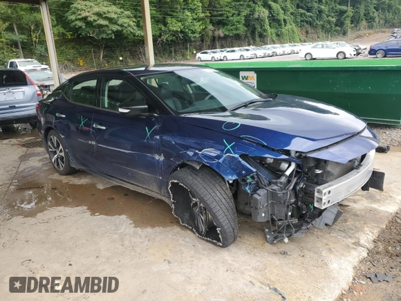 2016 Nissan Maxima Platinum with VIN 1N4AA6AP4GC417412, listed as a Copart auction lot 61597005 with 59,932 mi miles and Salvage title. Bid and sale history available at DreamBid. Image 4.
