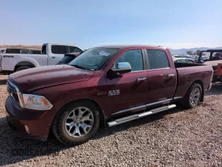 2016 Ram 1500 Limited with VIN 1C6RR7WM7GS416004, listed as a Copart auction lot 61977275 with 156,586 mi miles and Clean title. Bid and sale history available at DreamBid. Image 1.