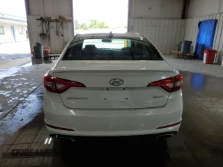 2015 Hyundai Sonata Sport with VIN 5NPE34AF1FH116102, listed as a Copart auction lot 58657855 with 111,726 mi miles and Salvage title. Bid and sale history available at DreamBid. Image 6.