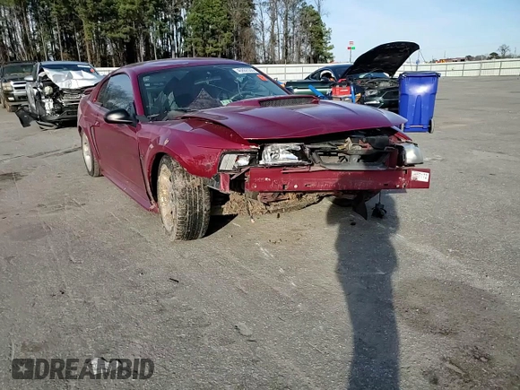2003 Ford Mustang GT Deluxe with VIN 1FAFP42X43F447476, listed as a Copart auction lot 45862335 with 96,224 mi miles and Salvage Title. Bid and sale history available at carsss.com. Image 11.