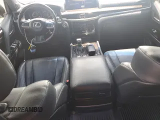 2020 Lexus LX 570 with VIN JTJDY7AX3L4320650, listed as a Copart auction lot 57576655 with 82,762 mi miles and Salvage title. Bid and sale history available at DreamBid. Image 8.