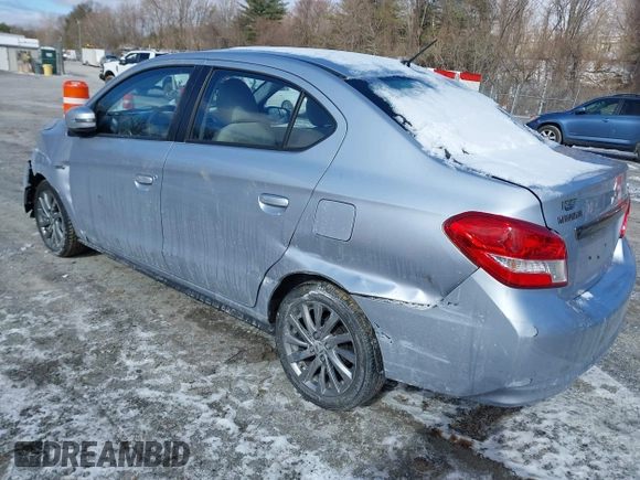 2019 Mitsubishi Mirage G4 SE with VIN ML32F4FJ4KHF11378, listed as a IAAI auction lot 41632278 with 63,395 mi miles. Bid and sale history available at carsss.com. Image 3.