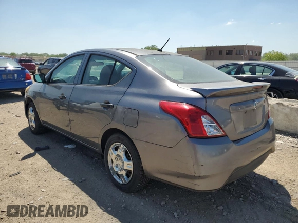 2017 Nissan Versa S Plus z VIN 3N1CN7AP7HL843570, wystawiony jako Copart lot #56417205 z przebiegiem Nie podano mil oraz Czysty tytuł • Clean title. Historia ofert i sprzedaży dostępna na DreamBid. Obrazek 2.