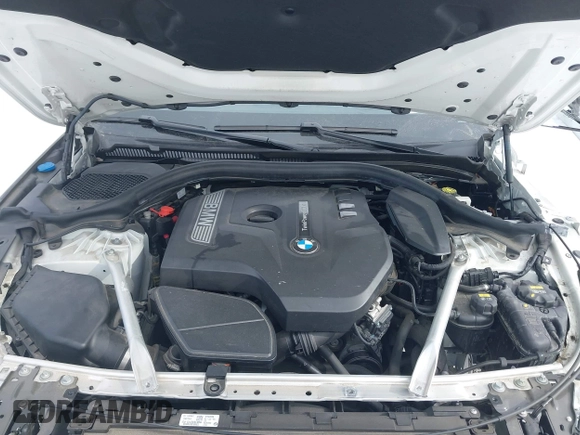 2019 BMW 5 Series 530i xDrive with VIN WBAJA7C50KWC77684, listed as a IAAI auction lot 41629289 with 31,194 mi miles. Bid and sale history available at carsss.com. Image 10.