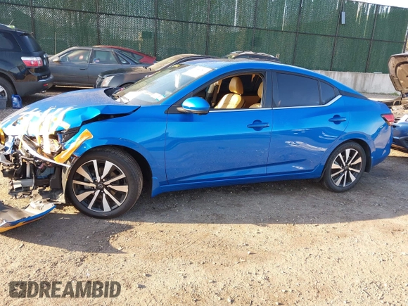 2024 Nissan Sentra SV with VIN 3N1AB8CV2RY356783, listed as a IAAI auction lot 41899816 with 17,474 mi miles and . Bid and sale history available at DreamBid. Image 14.