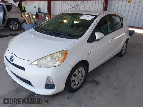 2012 Toyota Prius One with VIN JTDKDTB36C1513712, listed as a IAAI auction lot 42163440 with 130,794 mi miles. Bid and sale history available at carsss.com. Image 2.