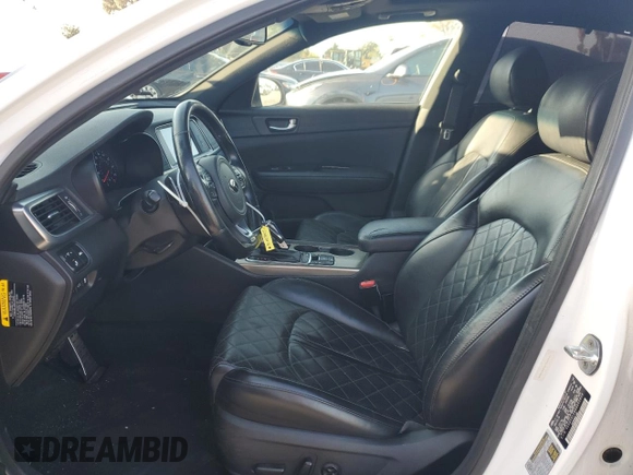 2016 Kia Optima SXL Turbo with VIN 5XXGV4L28GG043868, listed as a Copart auction lot 50427905 with 93,452 mi miles and Salvage title. Bid and sale history available at DreamBid. Image 7.