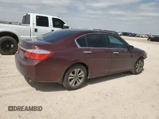 2014 Honda Accord LX with VIN 1HGCR2F37EA086670, listed as a Copart auction lot 53155125 with 203,156 mi miles and Salvage Title. Bid and sale history available at carsss.com. Image 3.
