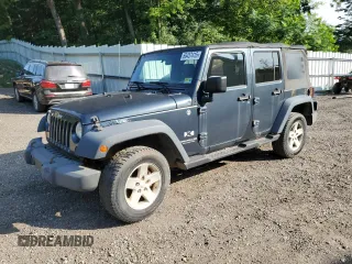 2008 Jeep Wrangler Unlimited X z VIN 1J8GA391X8L599064, wystawiony jako Copart lot #66457415 z przebiegiem 137 647 mil mil oraz Czysty tytuł • Clean title. Historia ofert i sprzedaży dostępna na DreamBid. Obrazek 1.