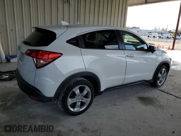 2016 Honda HR-V EX with VIN 3CZRU5H52GM709572, listed as a Copart auction lot 56125745 with 44,514 mi miles and Salvage Title. Bid and sale history available at DreamBid. Image 3.
