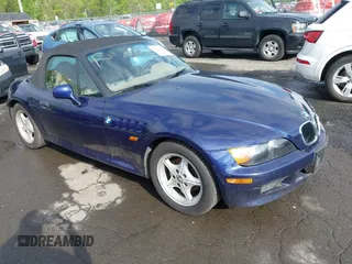 1996 BMW 3 Series Z3 1.9 with VIN 4USCH7328TLB68593, listed as a IAAI auction lot 42218372 with 79,644 mi miles and . Bid and sale history available at carsss.com. Image 1.