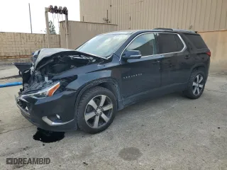 2018 Chevrolet Traverse LT Leather with VIN 1GNERHKW8JJ156950, listed as a Copart auction lot 46808745 with 0 mi miles and Salvage Title. Bid and sale history available at carsss.com. Image 1.