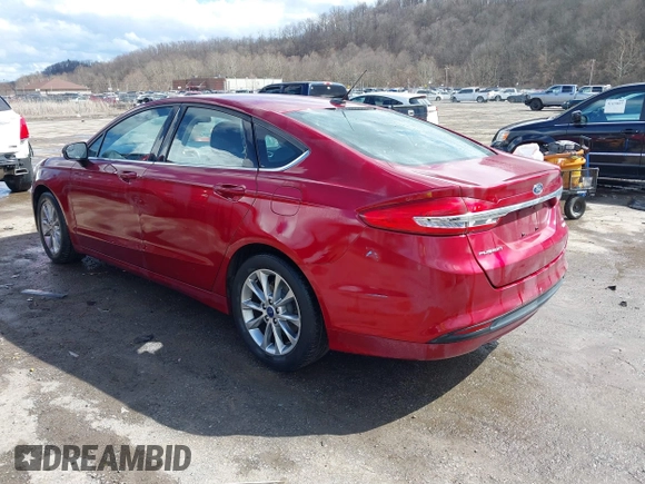 2017 Ford Fusion SE with VIN 3FA6P0HD3HR328186, listed as a IAAI auction lot 41692200 with 44,294 mi miles. Bid and sale history available at carsss.com. Image 3.