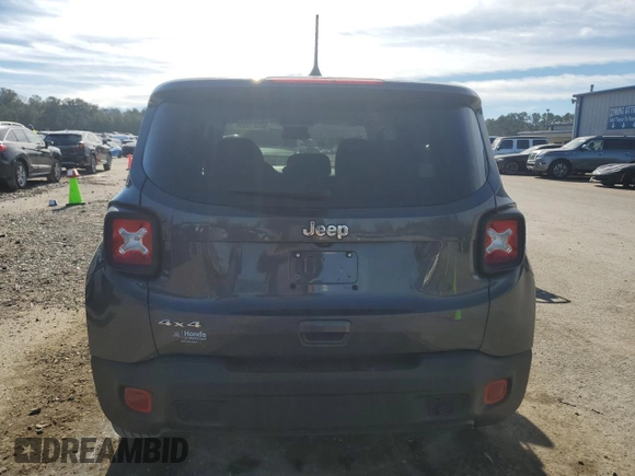 2023 Jeep Renegade Latitude with VIN ZACNJDB11PPP31764, listed as a Copart auction lot 88681705 with 12,593 mi miles and Salvage Title. Bid and sale history available at carsss.com. Image 6.