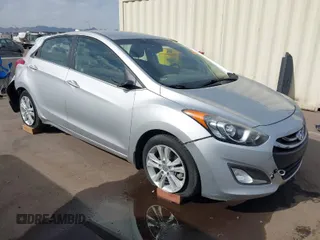 2013 Hyundai Elantra GT with VIN KMHD35LE5DU154887, listed as a IAAI auction lot 41874800 with 56,573 mi miles. Bid and sale history available at carsss.com. Image 1.