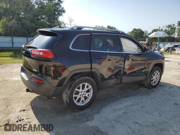 2018 Jeep Cherokee Latitude Tech Connect with VIN 1C4PJMCX7JD500971, listed as a Copart auction lot 57604465 with 133,293 mi miles and Salvage title. Bid and sale history available at DreamBid. Image 3.