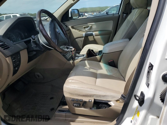 2010 Volvo XC90 I6 with VIN YV4982CZ0A1549048, listed as a Copart auction lot 54525235 with 0 mi miles and Salvage Title. Bid and sale history available at carsss.com. Image 7.