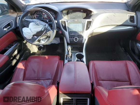 2019 Acura TLX w/A-Spec Pkg with VIN 19UUB1F66KA002766, listed as a Copart auction lot 83434034 with 61,626 mi miles and Salvage Title. Bid and sale history available at carsss.com. Image 8.