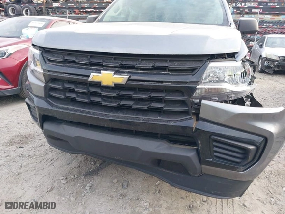 2022 Chevrolet Colorado 2WD Work Truck with VIN 1GCGSBEN4N1319525, listed as a IAAI auction lot 41070216 with 22,337 mi miles. Bid and sale history available at carsss.com. Image 6.