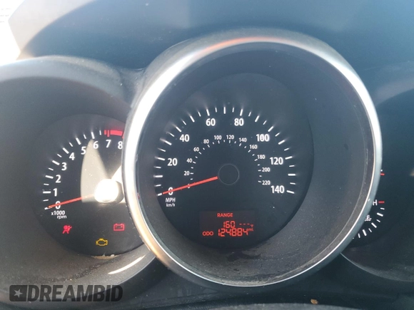 2012 Kia Soul + with VIN KNDJT2A68C7375009, listed as a Copart auction lot 47223845 with 124,884 mi miles and Salvage Title. Bid and sale history available at carsss.com. Image 9.