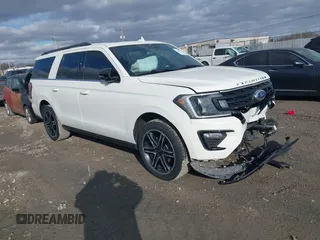 2021 Ford Expedition Max Limited with VIN 1FMJK2AT1MEA79539, listed as a IAAI auction lot 41461541 with 33,974 mi miles and . Bid and sale history available at DreamBid. Image 1.