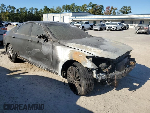 2018 Genesis G80 Ultimate with VIN KMHGN4JF9JU216722, listed as a Copart auction lot 76658944 with Not Provided miles and Salvage Title. Bid and sale history available at DreamBid. Image 4.