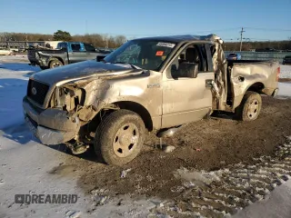 2005 Ford F-150 XLT with VIN 1FTPW12575FB16974, listed as a Copart auction lot 45990215 with 135,882 mi miles and Salvage Title. Bid and sale history available at carsss.com. Image 1.