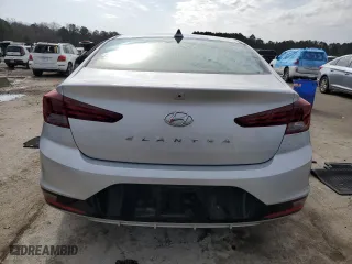 2020 Hyundai Elantra Value Edition with VIN 5NPD84LF8LH527227, listed as a Copart auction lot 45335055 with 81,400 mi miles and Salvage Title. Bid and sale history available at carsss.com. Image 6.