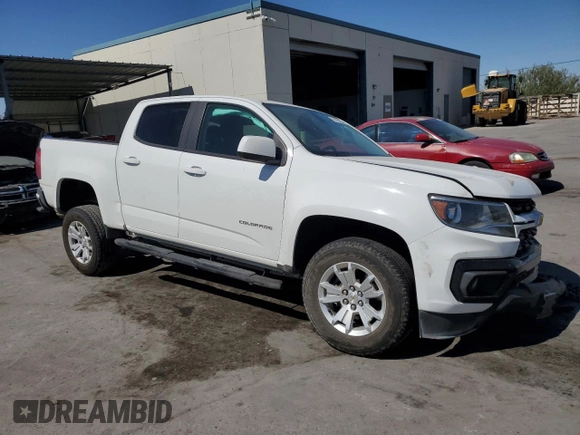 2021 Chevrolet Colorado 2WD LT with VIN 1GCGSCEA2M1237889, listed as a Copart auction lot 74773834 with 39,929 mi miles and Salvage Title. Bid and sale history available at carsss.com. Image 4.