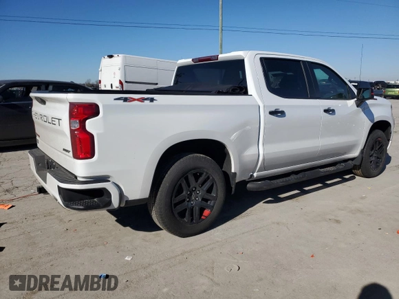 2023 Chevrolet Silverado 1500 RST with VIN 1GCUDEE84PZ133965, listed as a Copart auction lot 42206615 with 33,541 mi miles and Salvage Title. Bid and sale history available at DreamBid. Image 3.