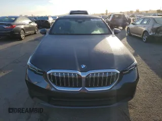 2024 BMW 5 Series 530i with VIN WBA43FJ01RCS08326, listed as a Copart auction lot 75218854 with 0 mi miles and Salvage Title. Bid and sale history available at carsss.com. Image 5.