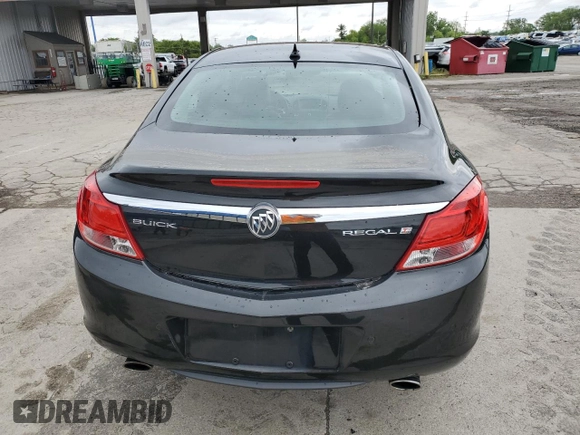 2013 Buick Regal Turbo Premium 1 with VIN 2G4GS5EVXD9193808, listed as a Copart auction lot 58151685 with 102,949 mi miles and Salvage title. Bid and sale history available at DreamBid. Image 6.