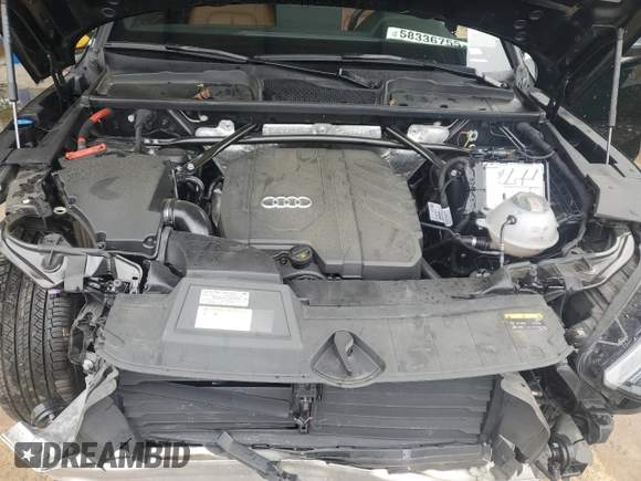 2022 Audi Q5 S line Premium z VIN WA1GAAFY1N2106221, wystawiony jako Copart lot #58336755 z przebiegiem 26 008 mil mil oraz Szkoda całkowita • Salvage title. Historia ofert i sprzedaży dostępna na DreamBid. Obrazek 11.