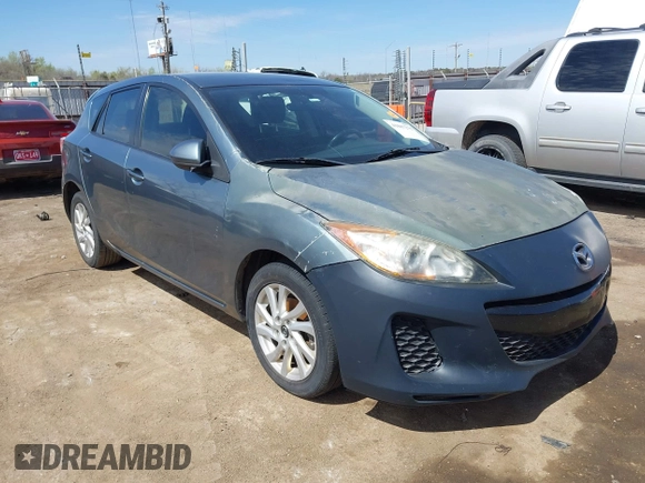 2013 Mazda 3 i Touring with VIN JM1BL1L8XD1714192, listed as a IAAI auction lot 41867275 with 184,388 mi miles and . Bid and sale history available at DreamBid. Image 1.