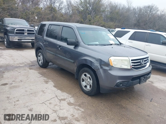 2015 Honda Pilot LX with VIN 5FNYF3H23FB009018, listed as a IAAI auction lot 41530286 with 274,232 mi miles and . Bid and sale history available at DreamBid. Image 1.